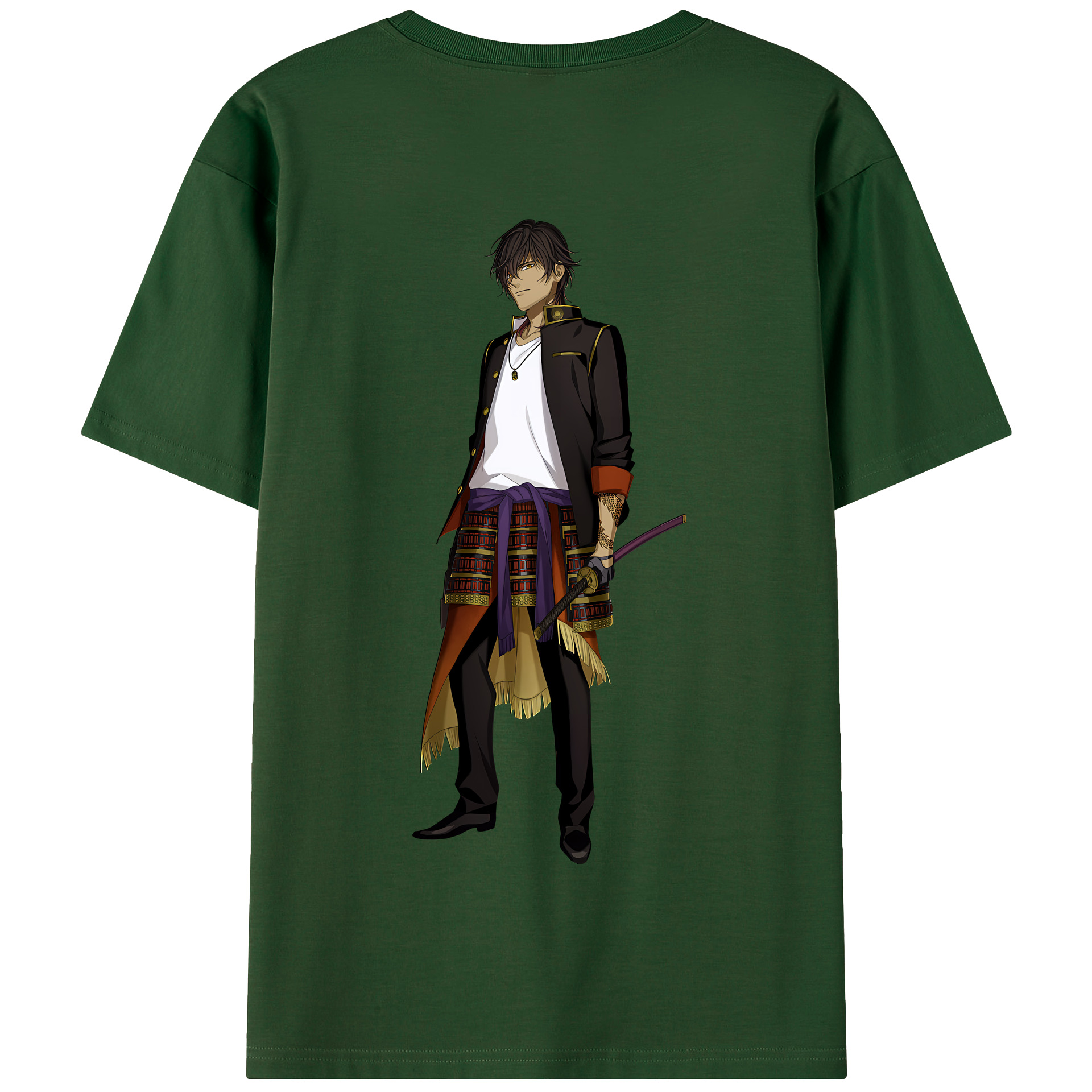 （画像用） 刀剣乱舞 Touken Ranbu 綿100％半袖Tシャツ（背面プリント）